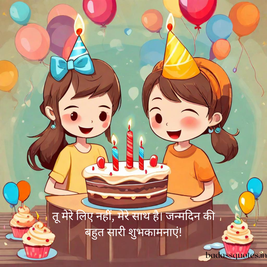 Best Friend Birthday Quotes in Hindi