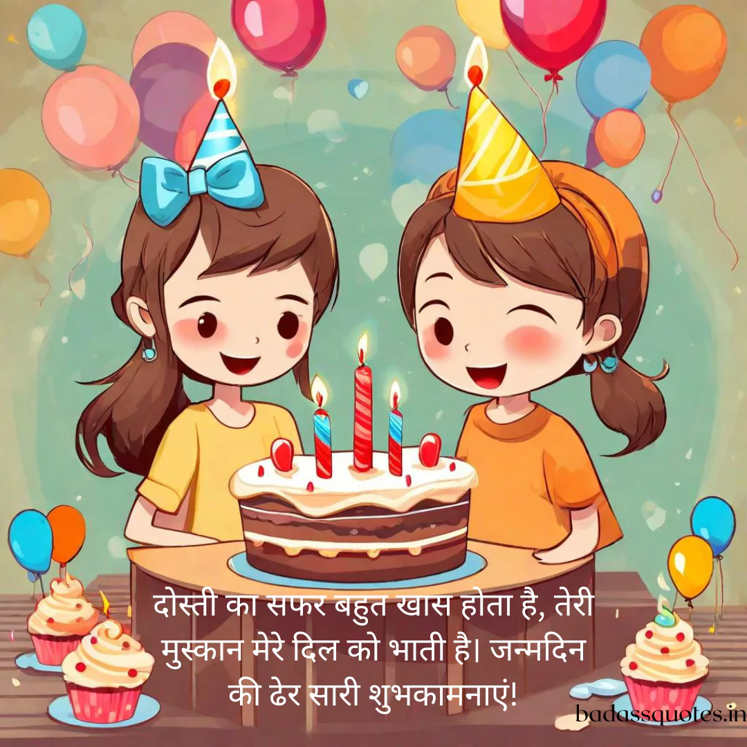 Best Friend Birthday Quotes in Hindi