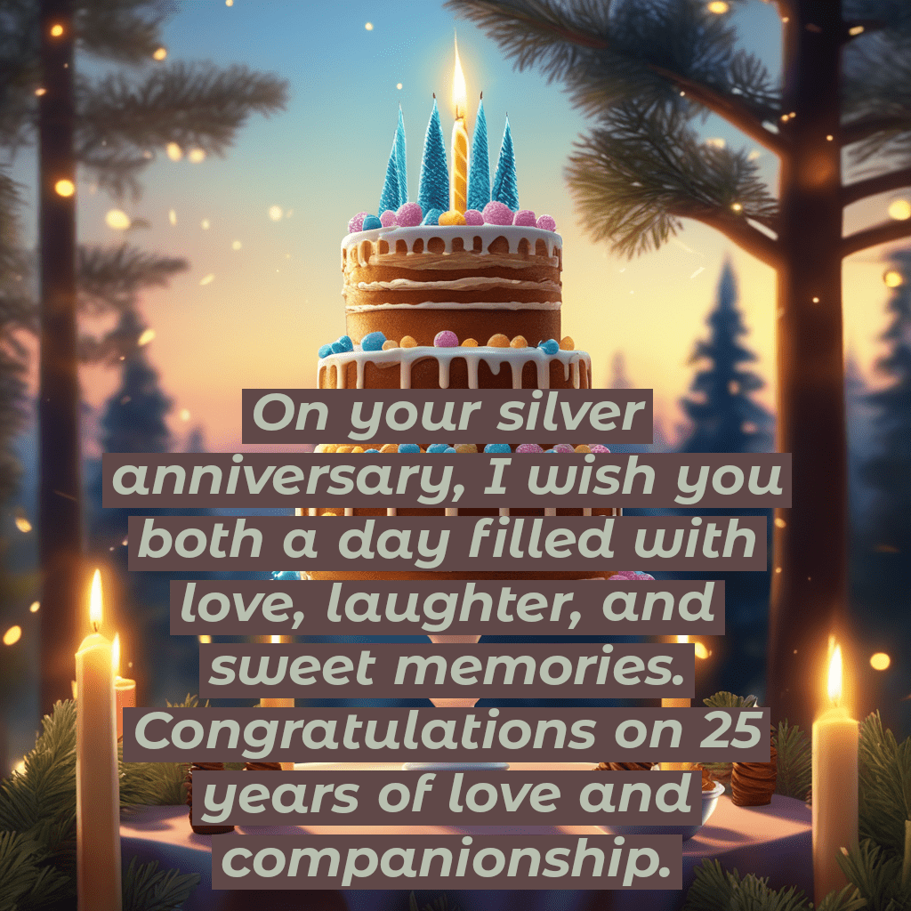 25th Anniversary Wishes