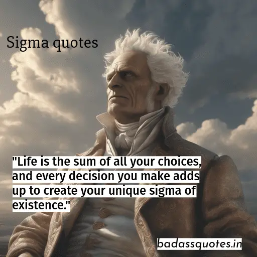 30 Sigma Quotes