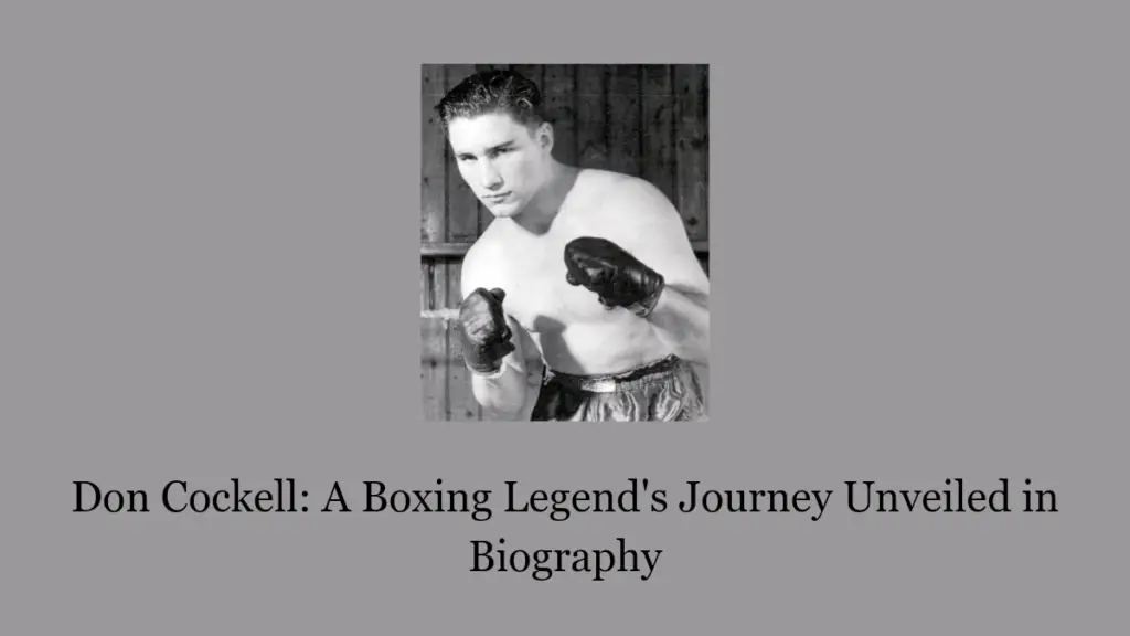 Don Cockell Boxer Biography